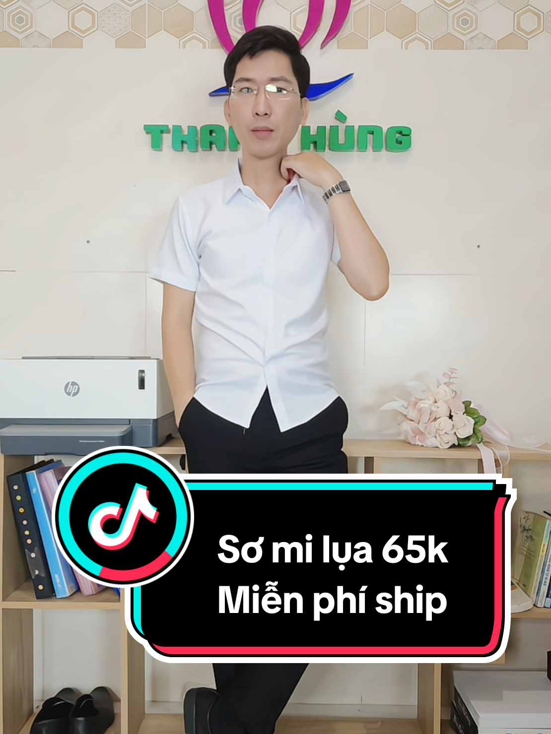 Phần 1 Áo sơ mi lụa 65k 1 áo. Có tất cả 15 màu, đủ size từ 40-90kg. Miễn phí ship. #sominam #aosomilua #viralvideo #trending #thanhhung 