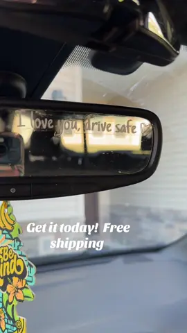 #drive #iloveyou #decal #rearviewmirror 