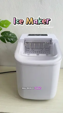 Es batu? Gak perlu tunggu kulkas semalaman! Pakai Ice Maker Infinilapan, es siap dalam hitungan menit! 🧊⚡ #IceMaker #MesinEsBatu #Infinilapan #EsBatuCepat #DapurModern 