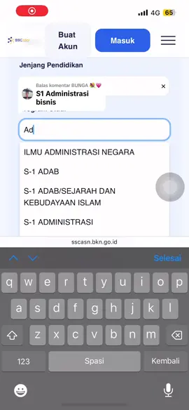 Membalas @BUNGA 💐💗 Sudah ya kak, Formasi di Tahun 2024 sangat banyak sekali kak sampai bisa jadi peluang besar nih untuk persiapan cpns 2026. Untuk cek formasi silahkan follow terlebih dahulu dan komen di VT😇😇😇#cekformasicpns #formasi2024 #cpns2026 #cpns #cekformasi 
