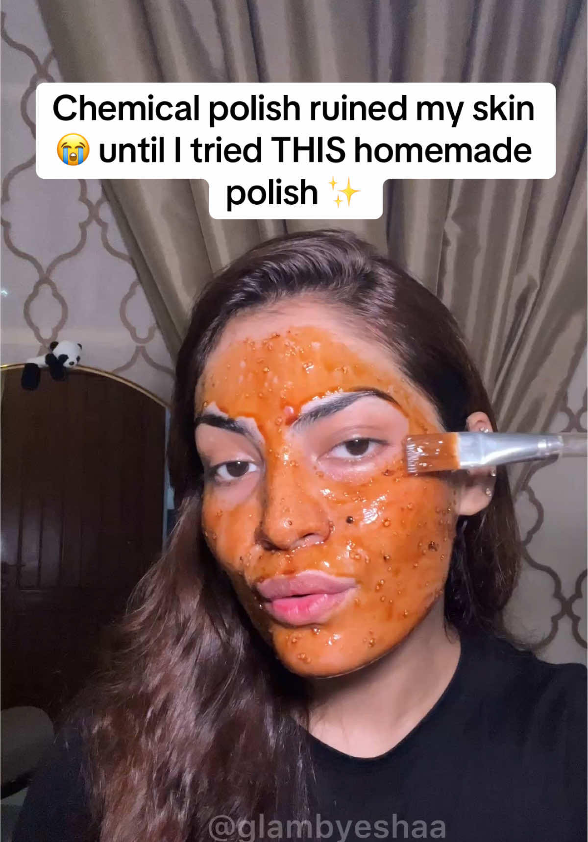 Chemical polish? Never again 😭 This DIY polish saved my glow ✨ Would you try it? 👀 #foryou #forupageシ #creatorsearchinsights2025 #diyskincare #explorepage 