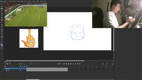 Animando el dedo poderoso parte 3 #animation #dedopoderoso #animacion #kick