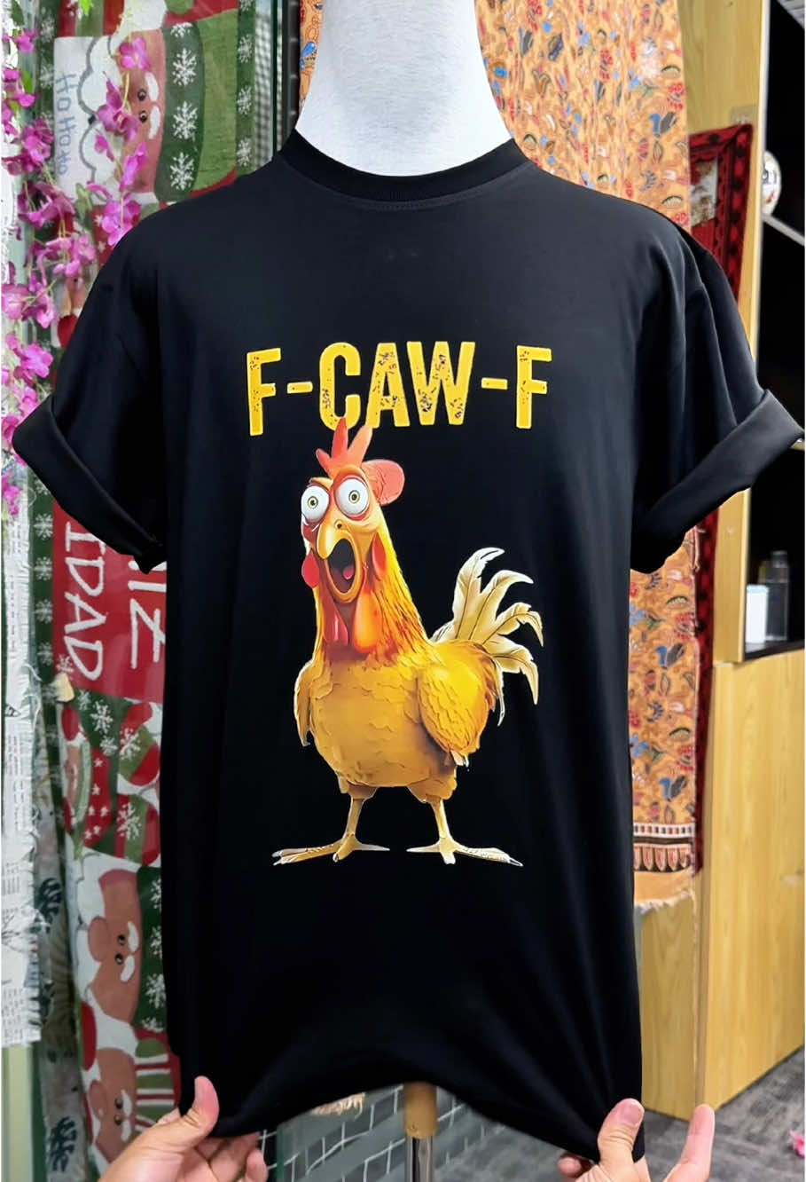 F-CAW-F Angry Rooster Chicken Shirt
