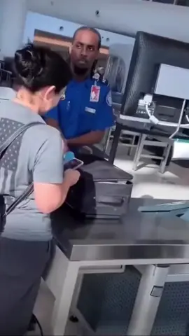 Security check suitcase prank #funnyvideos #funny #foryou #tiktok #fyp #prank #suitcase 