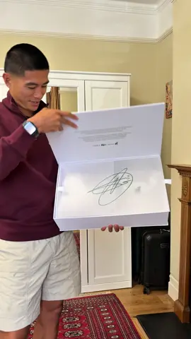 @Lacoste with the 🐐 package! #tennis  #lacoste 
