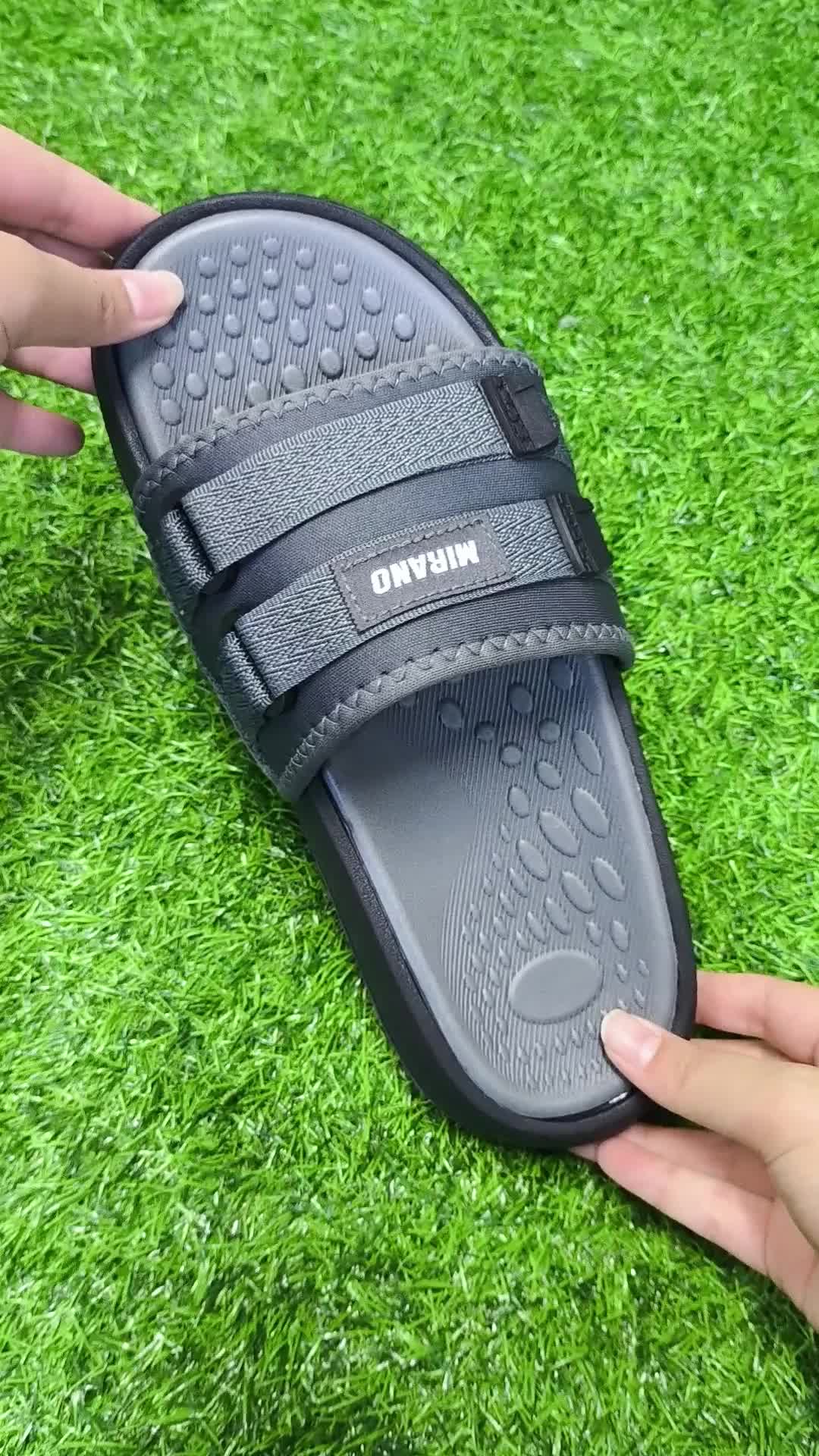 MIRANO 2509-2 Outdoor beach sandal for men and women unisex slide Summer Footwear Walking Shoes Comfortable Light Weight casual Slip on slipper(sizes 40-45) slippers White Boy Flipflop Dance rubberslippers 