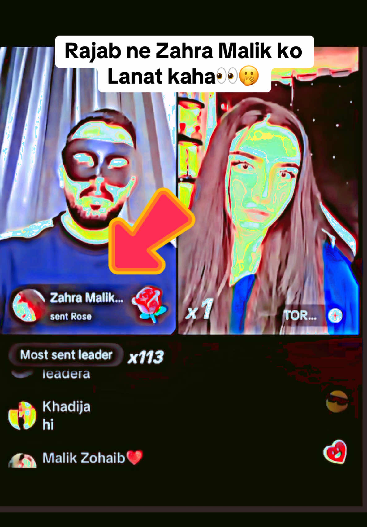 Rajab ne Zahra Malik ko Lanat kaha👀🫢 #emraj #rajabbutt #fyp #foryou #viral 