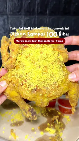 Makanan sebanyak ini ga sampe 100ribu! 🤤 #kulinersurabaya #kulinermurah #promo #promomakanan #bebekgoreng 