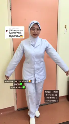 Replying to @Qaseh Miera  #uniform #nurse #slim #Love #jururawatmalaysia 