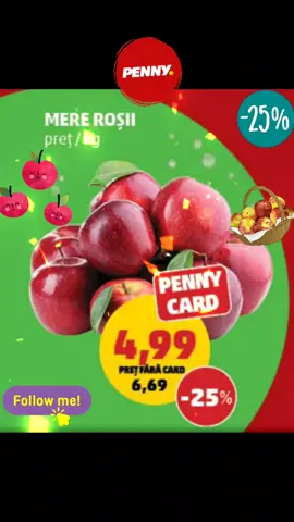 Mere roșii #promo #deal #follow #fyp #penny 