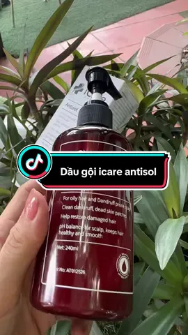 Dầu gội hỗ trợ giảm gàu ngứa antisol icare #tiemdaugoitrigau #daugoitrigau #antisol #icare #icarepharma 
