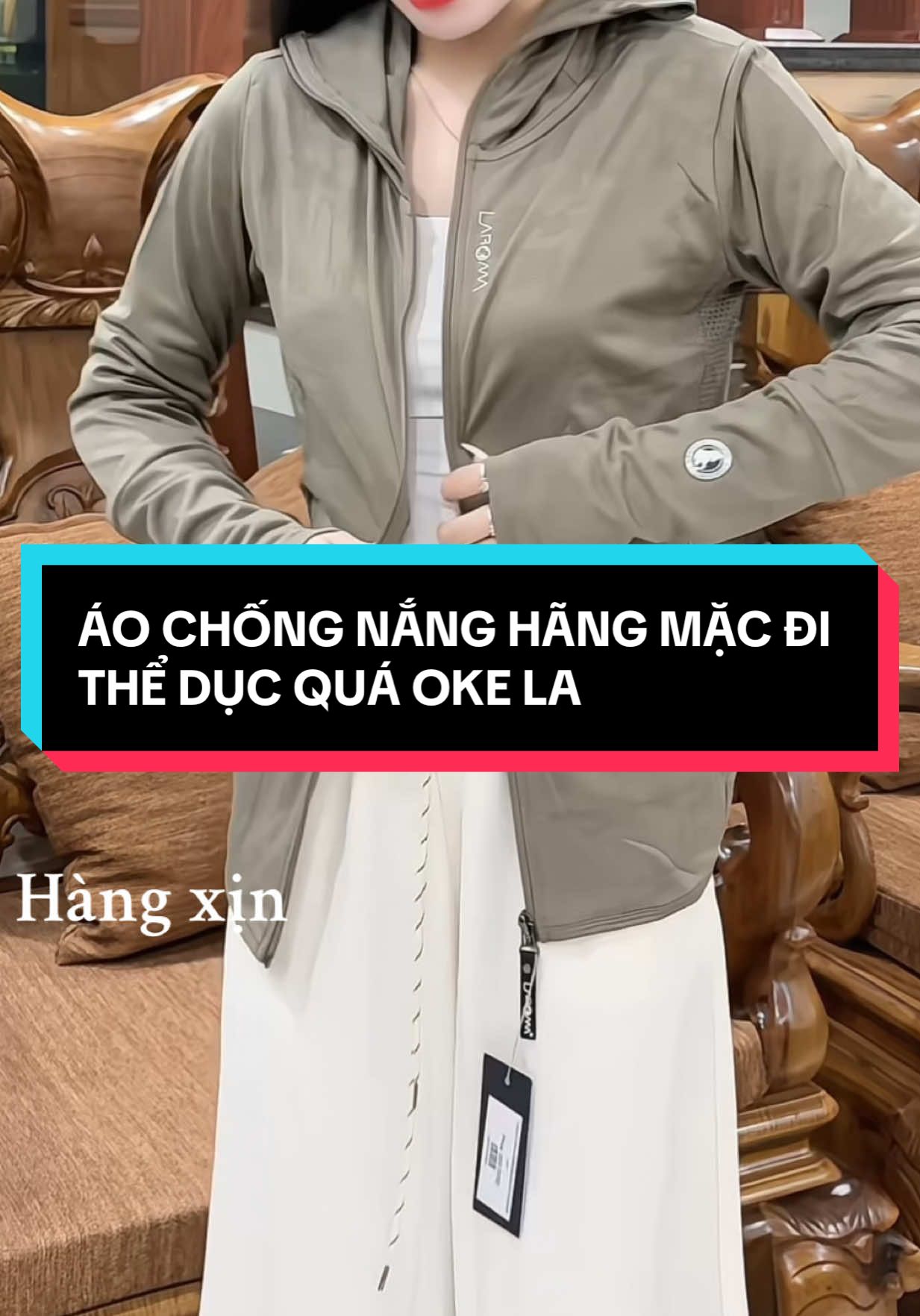 áo chống nắng nữ hai lớp #lamthidailylivestream #aochongnang #aonu #aochongnang #aonang 