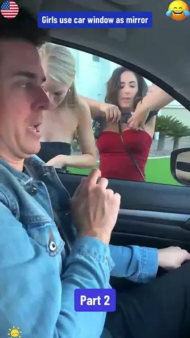 Car window or mirror…what’s the difference?😂#police #makeuplife #doublelife #funnyvideos #girlpower