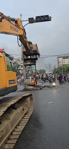 demo di Nepal sngat ngeri,pendemo bawa excavator #fypシ゚ #nepal #demo #viral #trending 