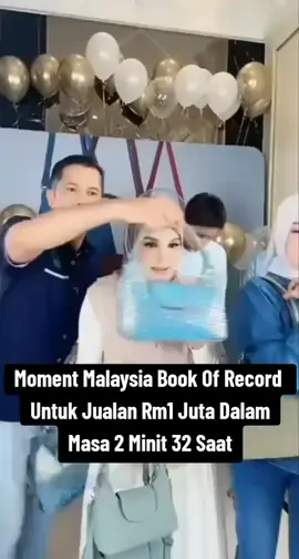 Moment Malaysia Book Of Record  Untuk Jualan Rm1 Juta Dalam Masa 2 Minit 32 Saat #fyp #foryoupage❤️❤️ #foryou #fypage 