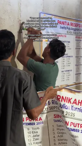 🥹,,,,, BTW papan tulisan sinoman jadi nganggur🥲 #menikah #september #orangtua 