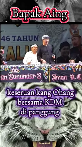 keseruan Ohang bersama KDM di panggung  #kdm #kangdedimulyadi #ohang #wayanggolek #panggung 