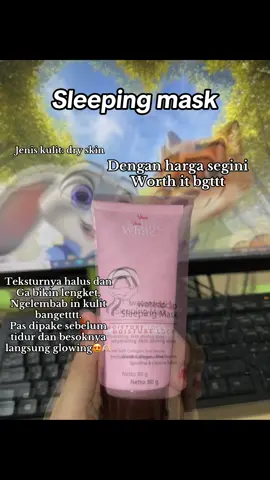 Ini itu produk sleeping mask yang cocok banget dikulit😍 selain harganya yg murah bgt. Manfaatnya itu lohhh yang bikin kulit aku jadi super lembab dan glowing waktu bangun tidur🥹 secinta itu sama produk ini🫶🏻 #vivasleepingmask #aff #fyp #fyppppppppppppppppppppppp #masukberanda 