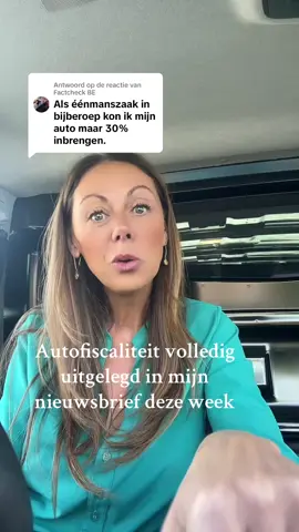 Antwoorden op @Factcheck BE Gratis nieuwsbrief | Schrijf je in op mijn gratis nieuwsbrief en blijf zo altijd op de hoogte van de fiscale spelregels en slimme ondernemerstips! 🔗 in bio 