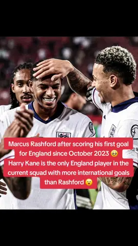 Marcus Rashford after scoring his first goal for England since October 2023 🥹   Harry Kane is the only England player in the current squad with more international goals than Rashford 😮#portugal #HalaMadrid #flyppppppppppppppppppppppppppppppp #MUFC 