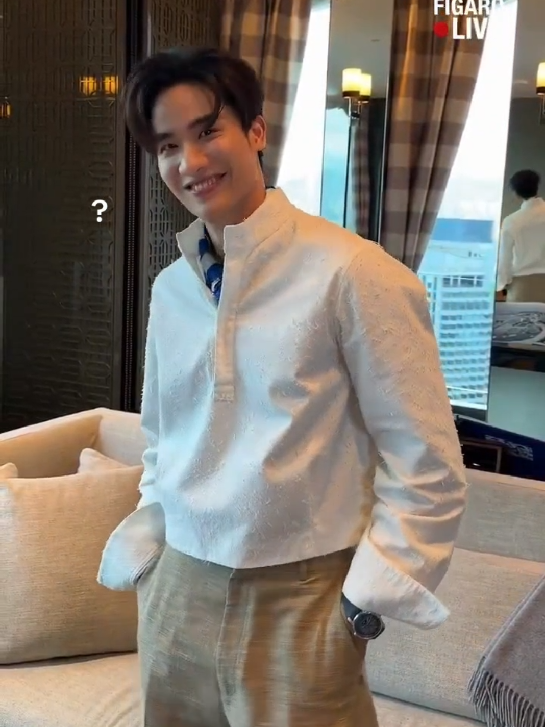#TayTawan joined the trend!!🤙🏻 @TAYTAWAN  #AudemarsPiguetXTayTawan #Tawan_V #TayNew #fyp 