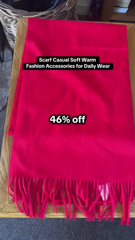 Women's Solid Color Tassel Decor Scarf,#winterclothes#scarf#affiliatemarketing #foruyou #fyp 