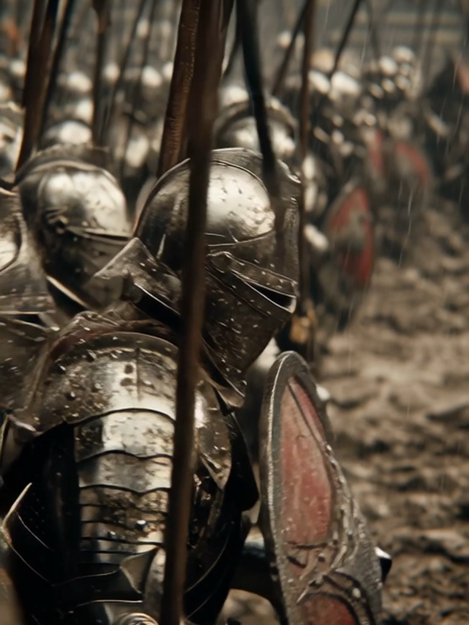 In the heart of the clash, honor rides with every brave soul