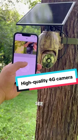 A high-quality 4G camera helps you easily capture hunting scenes. 4G cameras help you capture exciting moments.#RushTok2025#securitycamera#novatopfinds#TikTokShopLaborDaySale#TikTokShopRestock            x