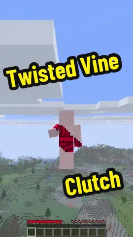 Replying to @Ruairí Fee wayyy to eazy - Twisted vine clutch #Minecraft #gaming #fyp #minecraftchallenge 