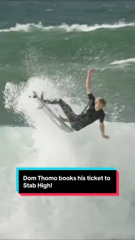 After numerous flight attempts and a busted ankle, Dom Thomas had one last chance to make @Stab Magazine High Sydney... ⁠ ⁠ The rest is history. ⁠ ⁠ Introducing your first Stab High invitee and Bum Rush Champ, Dom Thomas! 🏆⁠ #surfing #ripcurl #stabhigh #surftok #fyp 