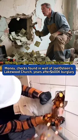 Money, checks found in wall of Joel Osteen's Lakewood Church, years after $600K burglary#news  #money #conceal#videoviral#usa