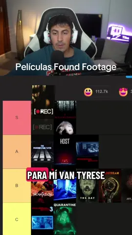 La mejor película found footage  #tierlist #terror #peliculas 