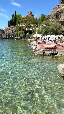 Tucked away in the Balkans, Lake Ohrid might just be Europe’s best-kept secret 💙 #lakeohrid #balkans #travelblog #lakeohridmacedonia #northmacedonia 