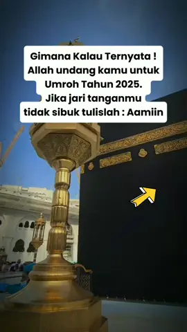 Gimana kalau ternyata... 🌹 Allah memilihmu, mengundangmu secara khusus, dan memanggilmu untuk berkunjung ke Baitullah di tahun 2025 ini? 🤲 Bayangkan, langkah kaki ini menapaki tanah suci, hati bergetar melihat Ka’bah yang agung, air mata menetes tanpa henti karena akhirnya doa-doa panjangmu dijawab. Setiap manusia punya impian besar. Ada yang ingin rumah, ada yang ingin rezeki melimpah, ada yang ingin sehat selalu… tapi ada doa yang paling tinggi nilainya: doa agar bisa dipanggil menjadi tamu Allah ke tanah suci. 🕋 Mungkin hari ini kita masih sibuk bekerja. Mungkin hari ini kita masih bergelut dengan hutang, kebutuhan, atau masalah hidup. Tapi jangan pernah remehkan kekuatan doa. Karena doa itu mampu membalik keadaan yang menurut manusia mustahil. ✨ Bayangkan dirimu: Menyusuri Masjidil Haram di malam hari, ditemani ribuan orang yang juga sedang bermunajat. 🌌 Menyentuh sejadah dengan linangan air mata, saat doa terpanjat, “Ya Allah, undanglah aku ke rumah-Mu…” 🕌 Mendengar suara adzan dari Masjid Nabawi, menambah rindu pada Rasulullah ﷺ. 🌹 Dan semua itu, bisa dimulai dengan satu kalimat pendek tapi penuh harapan: Aamiin. --- 🤲 Maka hari ini, jangan biarkan jari-jarimu hanya sibuk untuk hal yang sia-sia. Gunakan ia untuk menuliskan “Aamiin”, karena siapa tahu doa sederhana ini menjadi sebab Allah kabulkan harapanmu. Jadilah salah satu dari 1000 orang yang ikut meng-aamiin-kan doa ini. Karena ketika doa dipanjatkan bersama, insyaaAllah langit pun terbuka untuk mengabulkannya. --- 🌟 Yuk, ucapkan dengan hati penuh keikhlasan: “Ya Allah, kuatkan langkahku, lapangkan rezekiku, sucikan hatiku, agar aku bisa menjadi tamu-Mu di Baitullah pada tahun 2025 ini. Jadikan aku salah satu yang Engkau pilih, ya Rabb.” Aamiin Yaa Rabbal ‘Alamiin 🤲 ... #fyp #viral #ijabahdoakuyaallah😭  #aamiin #doa 