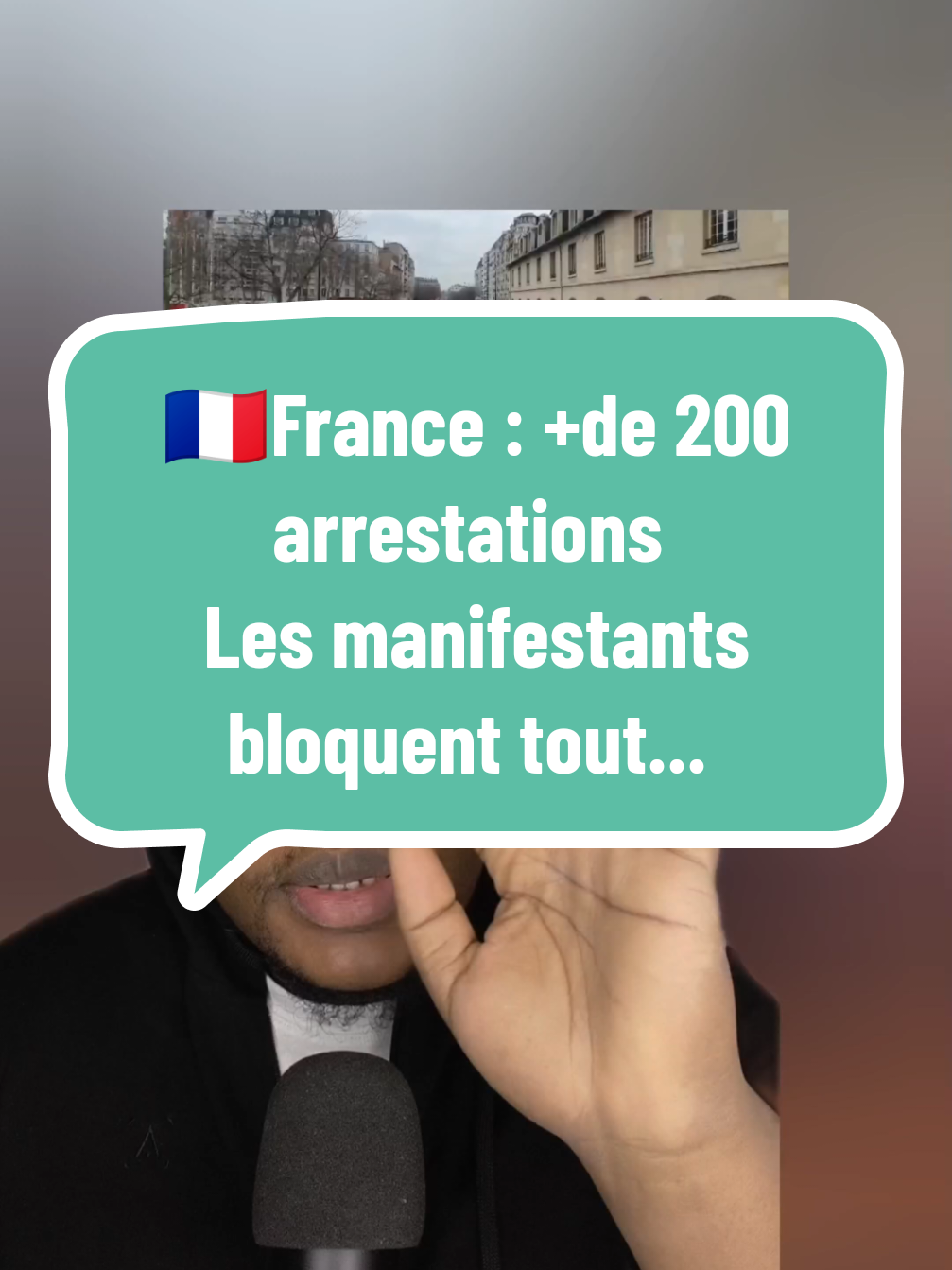 🇫🇷France : +de 200 arrestations  Les manifestants bloquent tout...  #francetiktok🇫🇷 #francetiktok🇨🇵 #francetiktok #macrondemission #russie🇷🇺 