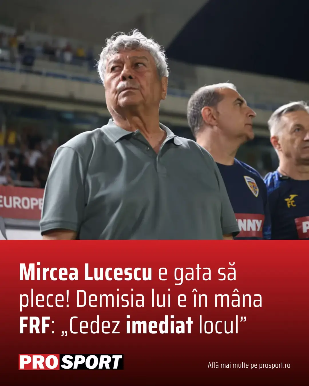 Mircea Lucescu e gata să plece! Demisia lui e în mâna FRF: „Cedez imediat locul” #lucescu #echipanationala #prosport