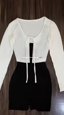 76 Pesos Chic cardigan 🤍🎀✨#cardigan #foryou #missyou #sweater #knitted 