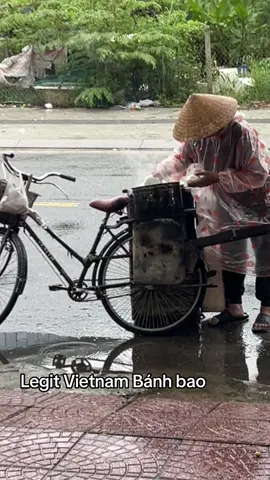 It doesn’t get more authentic than this Bánh bao in Vietnam!!! The people of Vietnam work so hard everyday… rain or shine. #Bánhbao #authentic #Vietnam #leaveamerica #girlmomabroad 