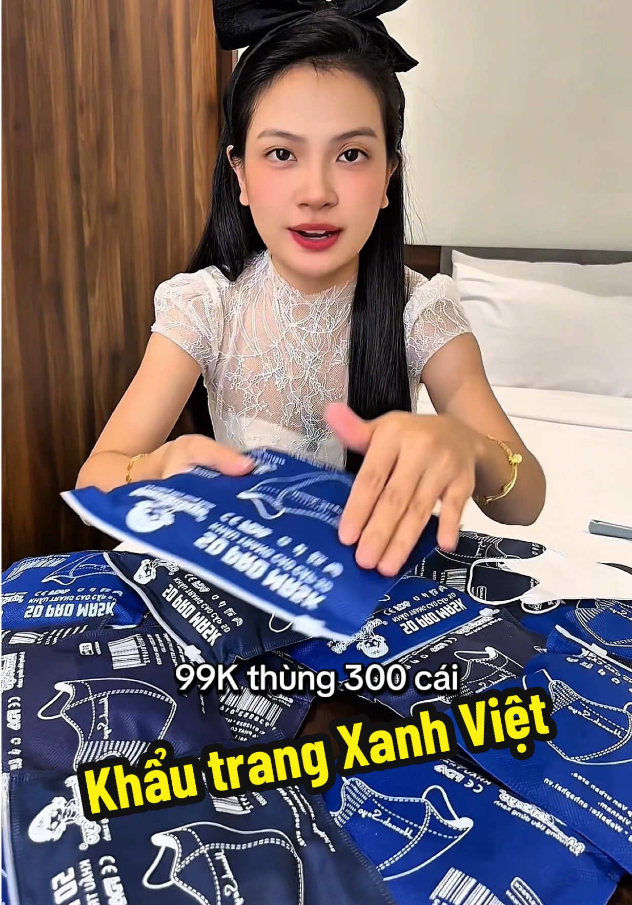 Khẩu trang Xanh Việt  #cothamvelangg 