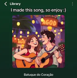 Batuque do coração (heart beat) out on Spotify today! Enjoy this though for the while! #batuquedecoracao #brazil  #portugese #music #ai 