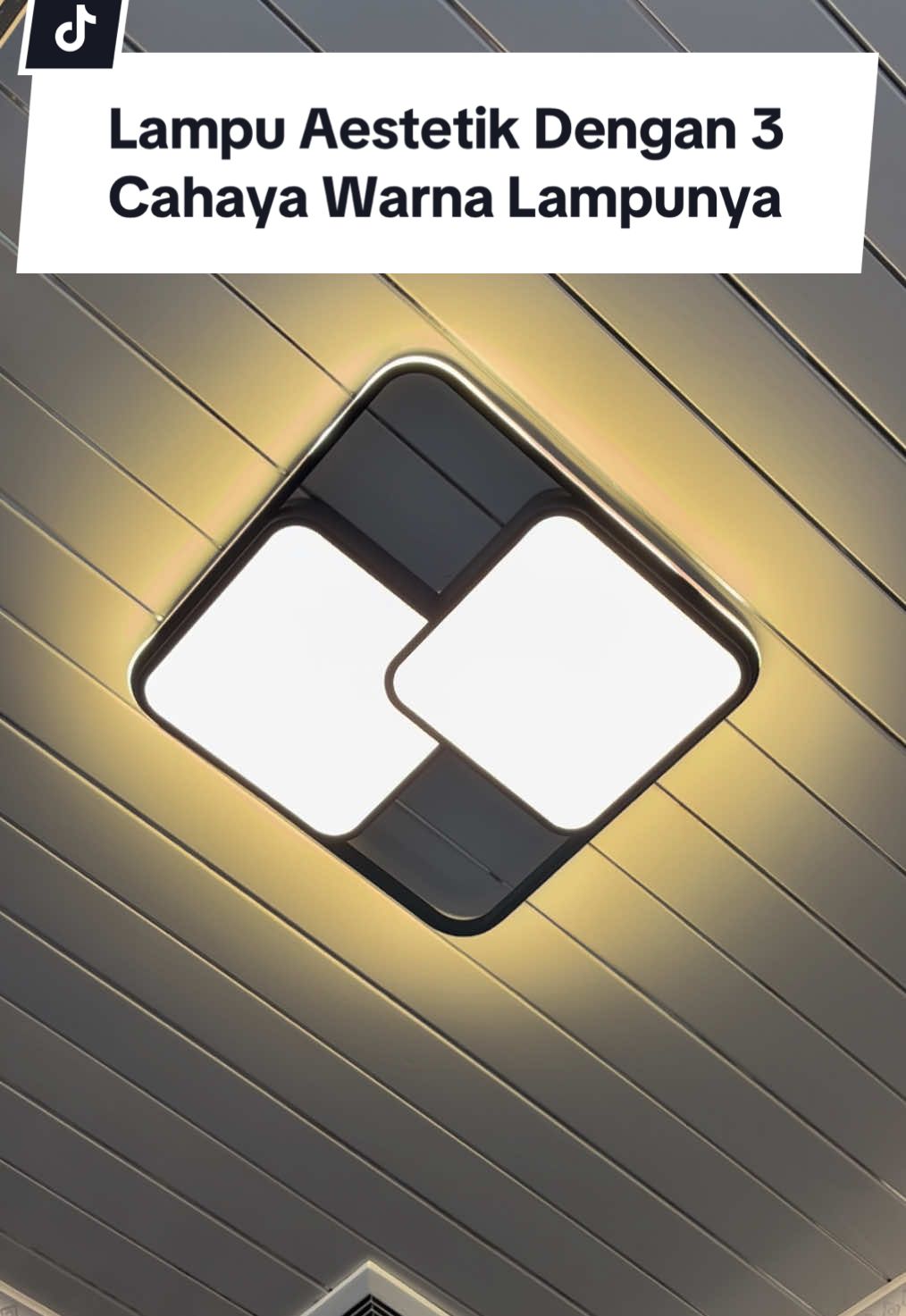 Lampu Aestetik Dengan 3 Mode Cahaya Lampu  #lampuhias #lampuhiasmurah #lampuaesthetic #lampuplafon #lampugantung 