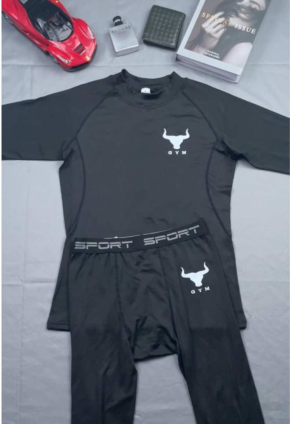 💪 Compression fit with bull logo, strength & style. #ThermalSet #CompressionWear #MensSportswear #WinterOutdoor #BaseLayer #dealforyoudays #TikTokShopBackToSchool #spotlightfinds #TikTokShopLaborDaySale  #TikTokShopRestock 