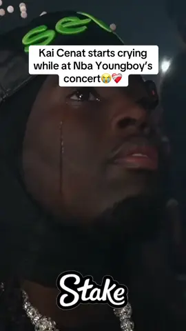 Kai Cenat starts crying while at Nba Youngboy’s concert😭❤️‍🩹 #fyp #viral 
