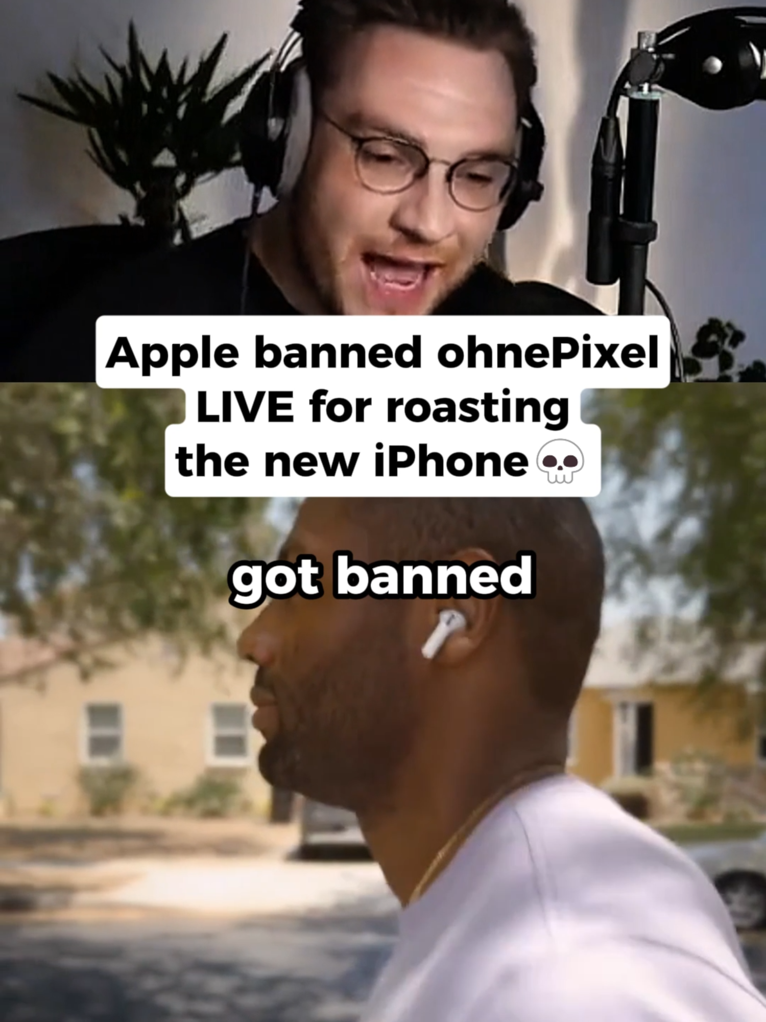 Apple banned my stream 💀