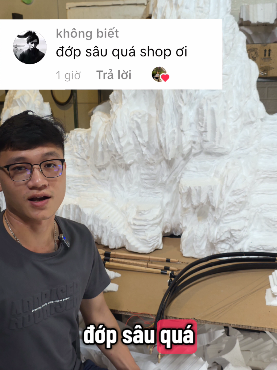 Dòng máy cắt xốp chuyên dụng cắt tất cả các nét xốp làm đá giả #maycatxop #dungcucatxop #dagia 