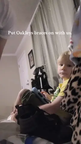 Oakley has to wear multiple types of braces but he wears these everyday to school.  #afos #afoshoes #billyshoes #specialneedsmom 