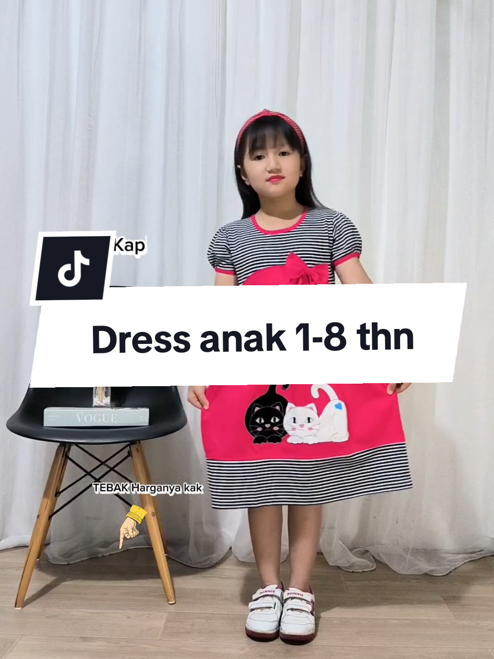 Baju anak perempuan Dress Bordir kucing size 1-8 thn #gassfashion #bajuanak #dressanak #pakaiananak #fashionanak 