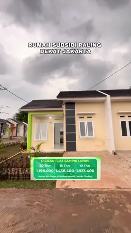 KPr Rumah subsidi pemerintah murah cicilan satu jutaan flat sampai lunas. Sudah dobel dinding bata hebel. Lokasi dekat taman buah mekarsari, Cileungsi, Kabupaten Bogor  Info lengkap dan survei hubungi nomor admin di bio profil  #rumahsubsidi #rumahsubsidipemerintah #rumahsubsidibogor #Cileungsi #fyp