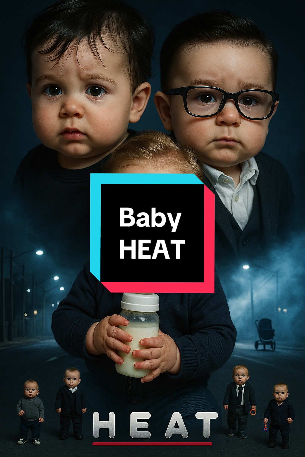 Comme HEAT mais en version bébé mignon, ou pas ?! 🤣🤷🏻‍♂️😂 #deniro #alpacino #babytiktok #filmtok  