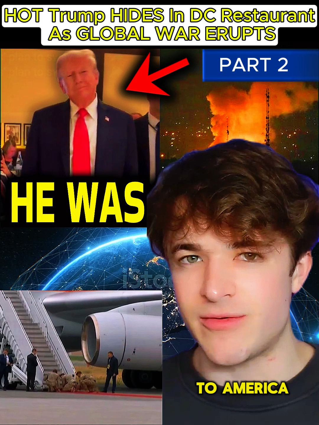 part 2 ; HOT Trump HIDES In DC Restaurant  As GLOBAL WAR ERUPTS#beaking_news #harysisson #donaldtrump #foryou #hot #viralvideos #Epstein #trendiing #tiktokviral